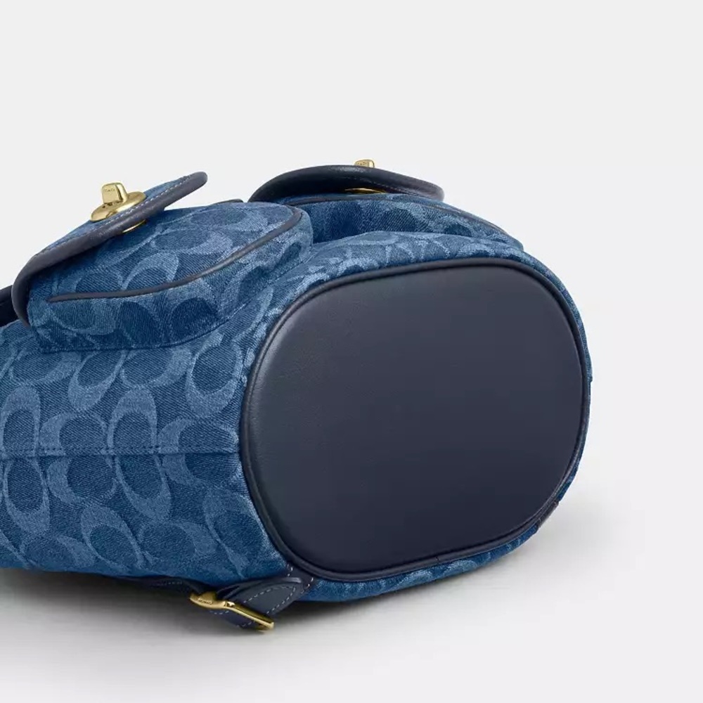 NWT！COACH Hadley Backpack In Signature Denim（CDB95）fast shipping - Picture 12 of 14